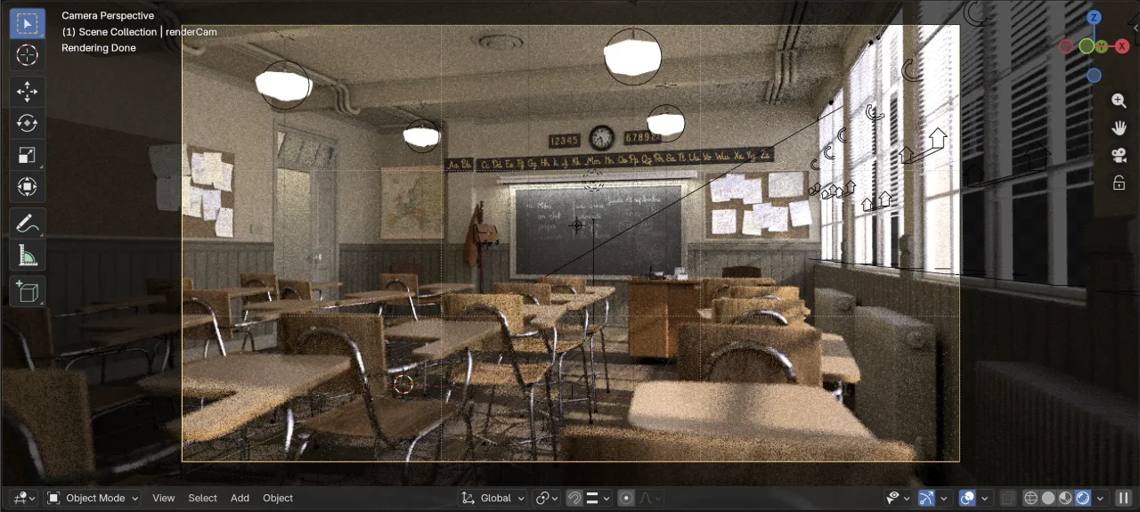 Blender 场景示例