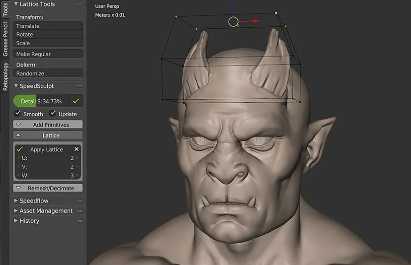 Speedsculpt Blender快速雕刻角色建模插件