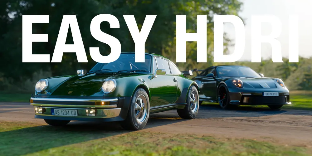Blender HDRI加载插件 Easy HDRI V2.1.0 详细介绍与使用教程，快速预览切换管理HDR环境贴图
