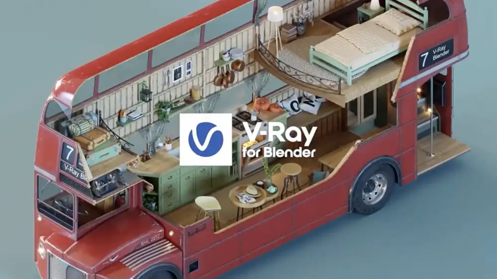 V-Ray 7.30.20 for Blender 4.2-5.1 Win插件下载与功能介绍_Blender专业渲染器推荐
