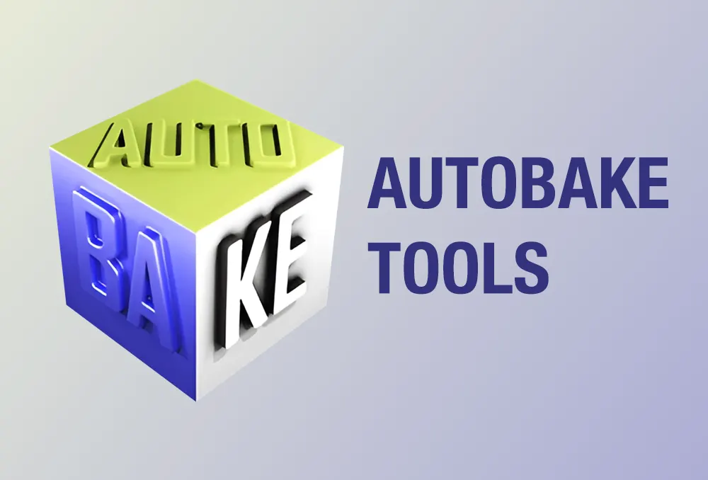 Blender自动烘焙插件 Autobake Tools V1.5下载｜支持法线贴图 AO烘焙 着色器烘焙 兼容Blender 3.1-5.1