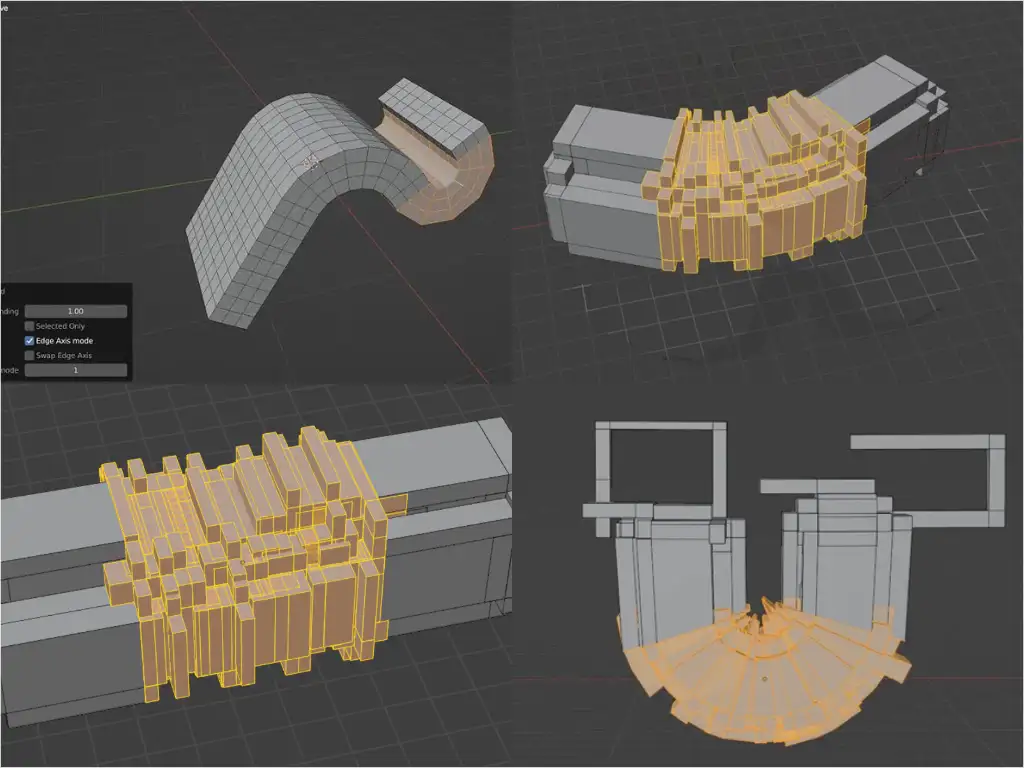 Blender模型弯曲插件Simple Bend Ex V2.3.1下载