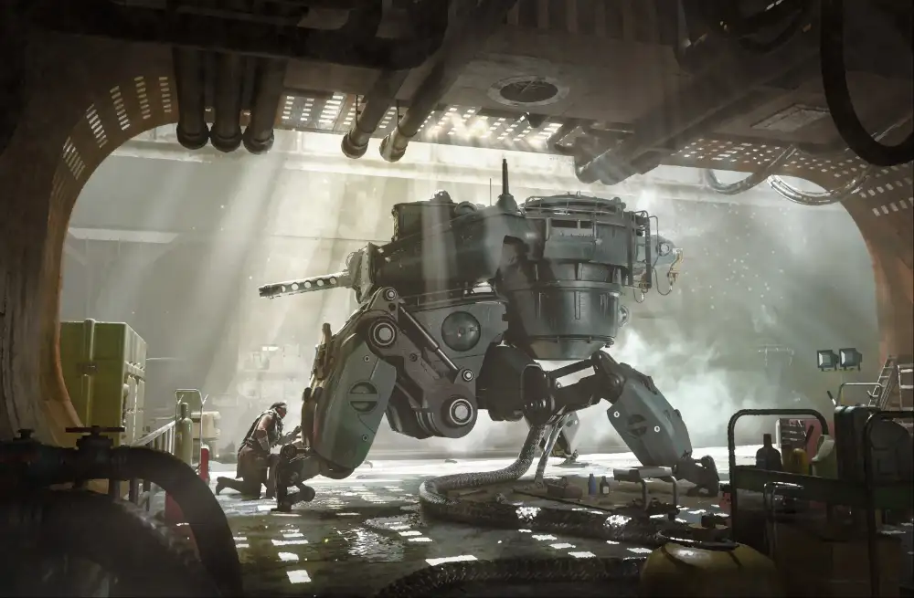 Blender逼真硬表面科幻机甲建模贴图灯光渲染教程 CG Characters – How to Design Realistic Mechs in Blender