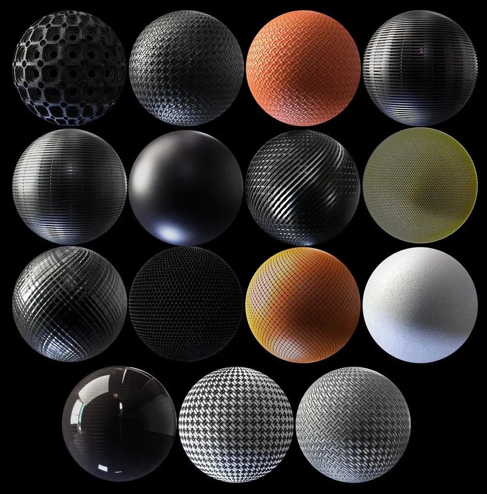 编织材质贴图素材Materials_Tech