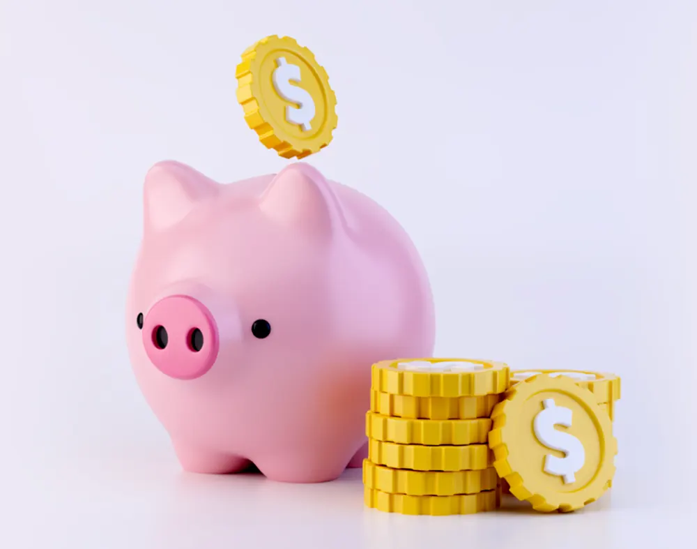 小猪存钱罐金币卡通模型3D Piggy Bank Blender + C4D + FBX Project File