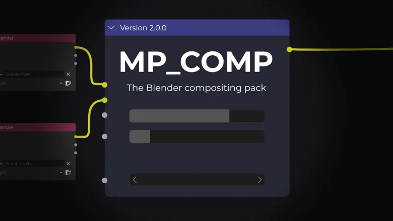 Blender后期合成特效资产预设插件 MP_Comp V3.2.0 下载