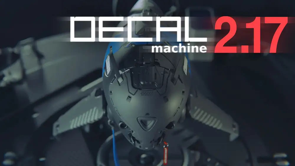 Blender模型表面建模贴图插件 DECALmachine V2.16.1 下载