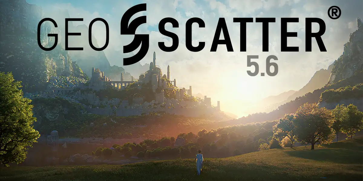 Blender花草树木模型随机分布散布生成插件 Geo-Scatter 5.6.4 下载