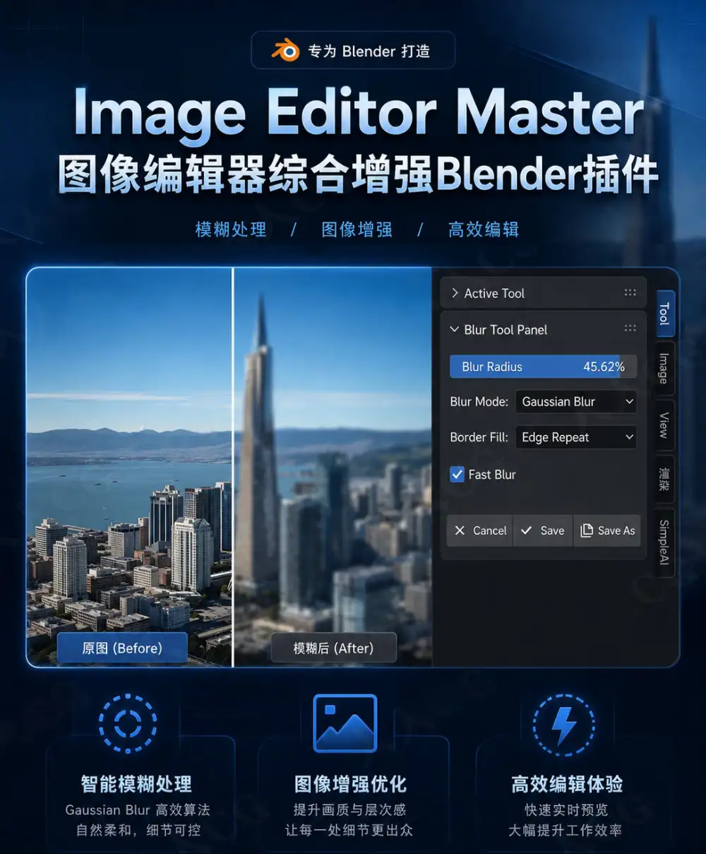 Blender图像编辑超级工具插件下载Image Editor Master v0.3.8