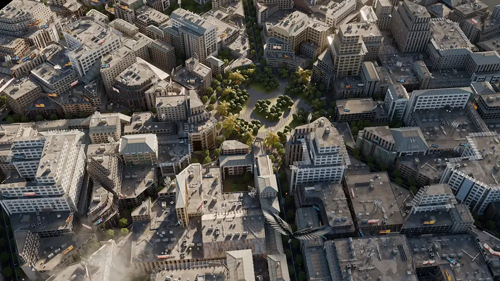 Blender程序化城市建筑道路资产预设一键生成插件中英双语版本 ICity V1.7.1含赛博朋克主题 Cyberpunk Theme+iCity v1.7.1 Cyberpunk Theme